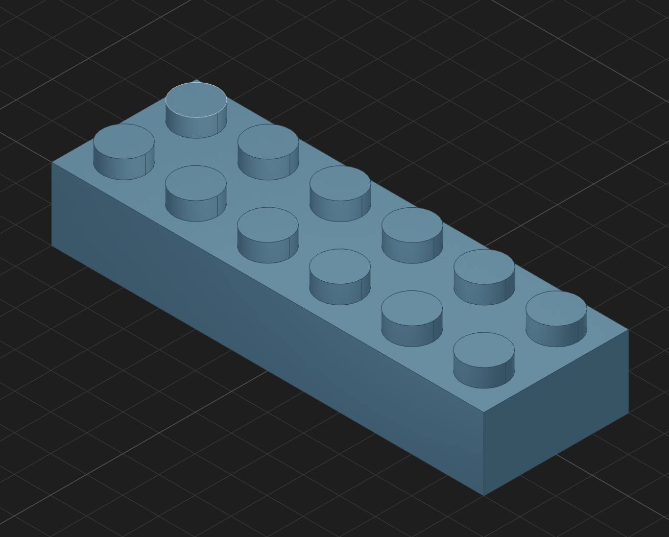 Lego style brick